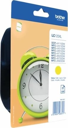 Toner Brother LC125XLY, e verdhë, super high yield, 1 copë