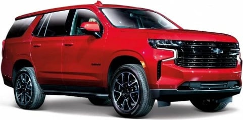 Model makine Maisto Chevrolet Tahoe 2021, 1:26, Kuqe