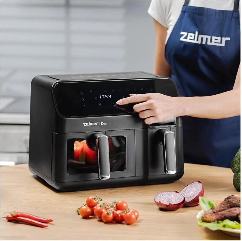 Frytkownicë Zelmer ZAF9000 Dual, 9.000, e zezë