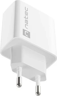 Karikuesi rrjetor NATEC RIBERA USB-C 20W PD, i bardhë