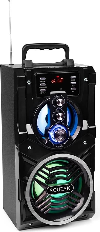 Altoparlant portativ Bluetooth SQUEAK SQ1000 Beatboxer me karaoke, 20W, i zi
