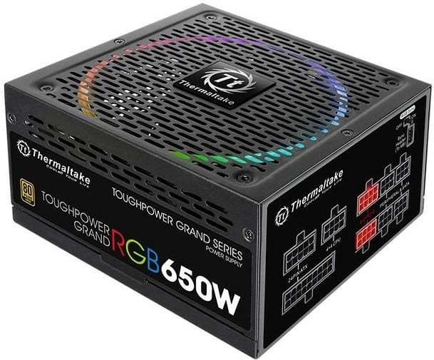 Kasë Thermaltake Toughpower Grand RGB Sync 650W, modular, 80 PLUS Gold, e zezë
