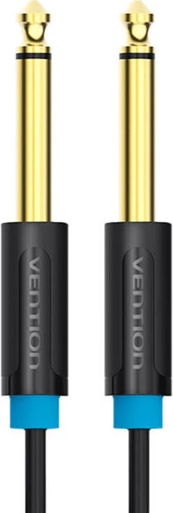Kabllo audio Vention BAABJ, 6.35mm TS në 6.35mm TS, 5m, e zezë