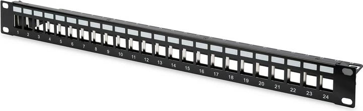 Patch panel modular Digitus DN-91411, 24 porta, 1U, 19", Keystone, i zi