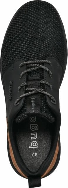 Këpucë për meshkuj Bugatti, të zeza