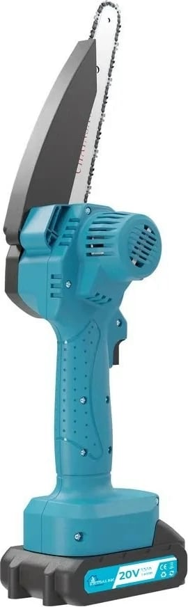 Sharrë elektrike e vogël Extralink TM-107, 6 inç, bateri 1.5 Ah, e zezë