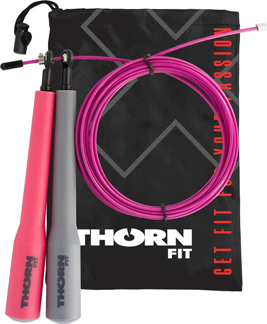 Litar kërcimi për femra Thorn Fit, gri-rozë