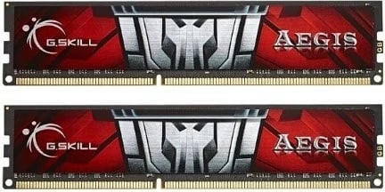RAM memorje G.SKILL Aegis DDR3, 16GB (2x8GB), 1333MHz, CL9, Kuqe
