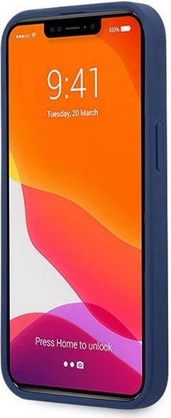 Mbështjellës U.S. Polo Assn. USHCP13SSFGV për iPhone 13 mini 5.4", silikon, blu