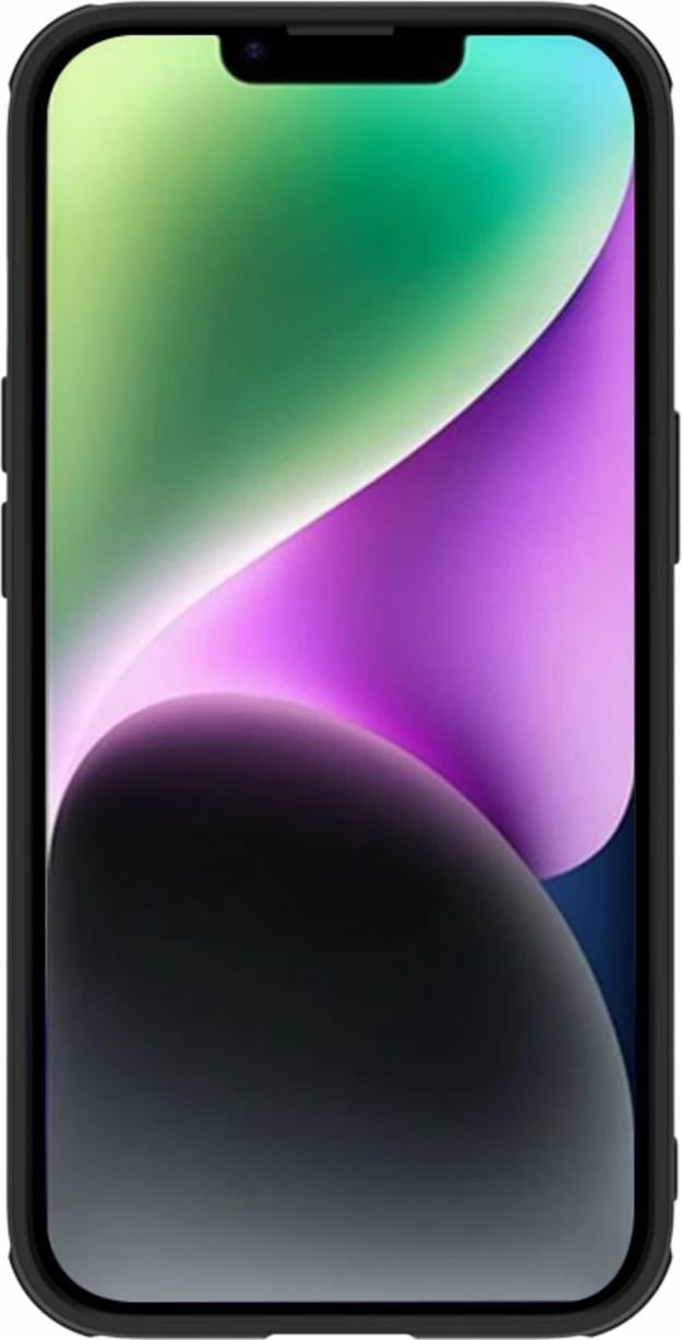 Mbështjellës Nillkin Textured S Case për iPhone 14 Plus me kapak kamere, i zi