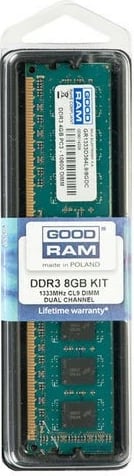 RAM Memorje GOODRAM DDR3 8GB, 1333 MHz, CL9, GR1333D364L9/8G