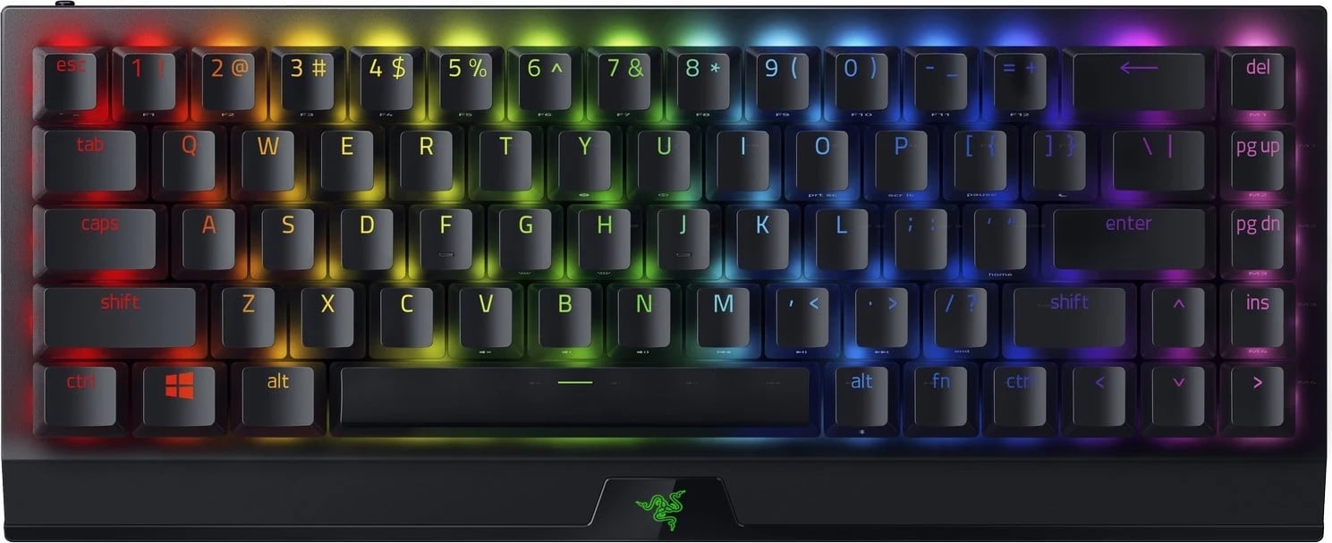 Tastierë Razer BlackWidow V3 Mini HyperSpeed, Razer Green, US, e zezë