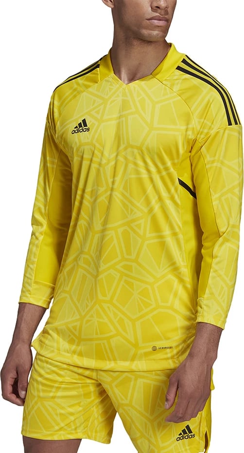 Fanellë portieri për meshkuj adidas, e verdhë