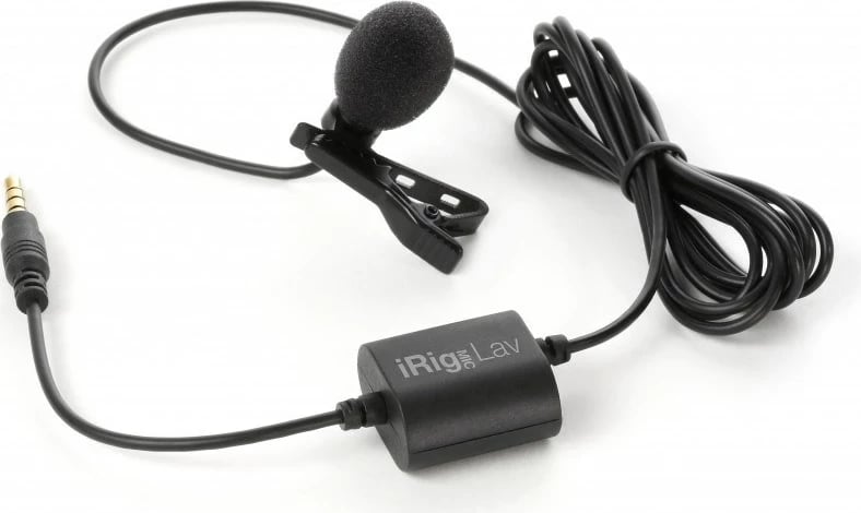 Mikrofon me kapëse IK Multimedia iRig Mic Lav, i zi