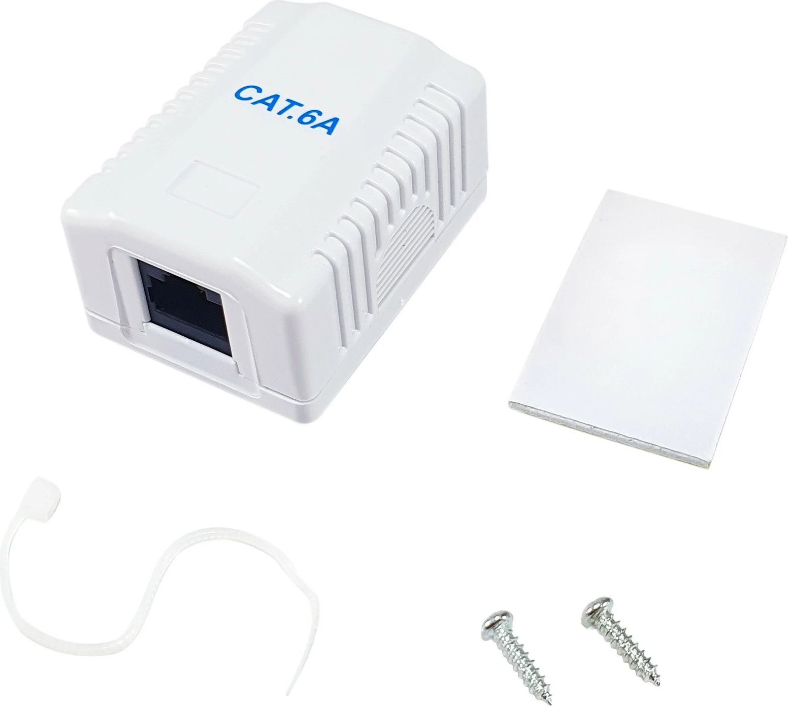 Prizë rrjeti EQUIP Cat6a, 1 portë RJ-45, e bardhë