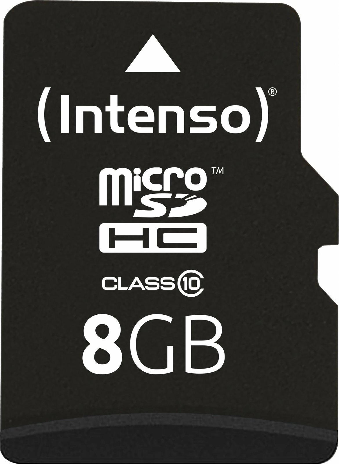Kartelë MicroSDHC Intenso 8GB, Class 10, e zezë