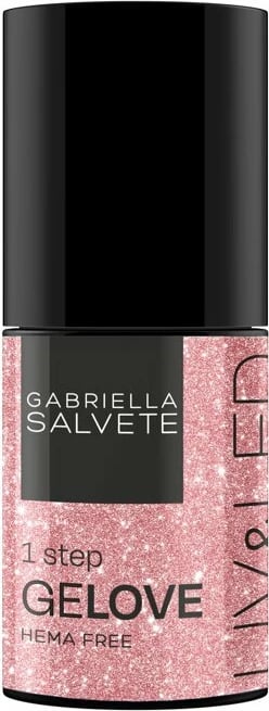 Llak për thonj Gabriella Salvete GeLove UV & LED 16 Date për femra rozë 8ml