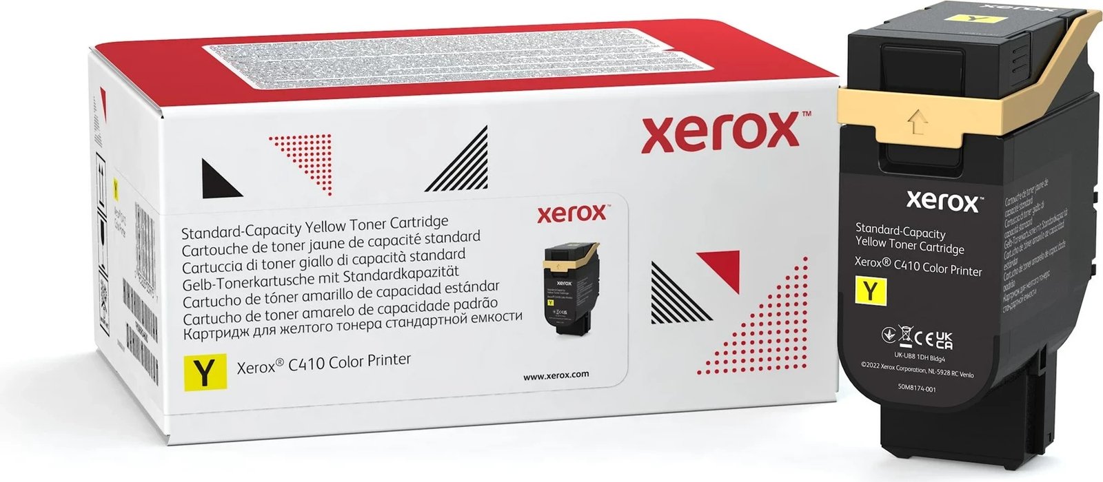 Toner Xerox Genuine C410/VersaLink C415, Kapacitet Standard, Verdhë