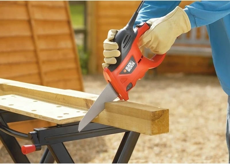 Sharrë dore elektrike BLACK+DECKER KS880EC-QS, teh 23.9 cm, portokalli