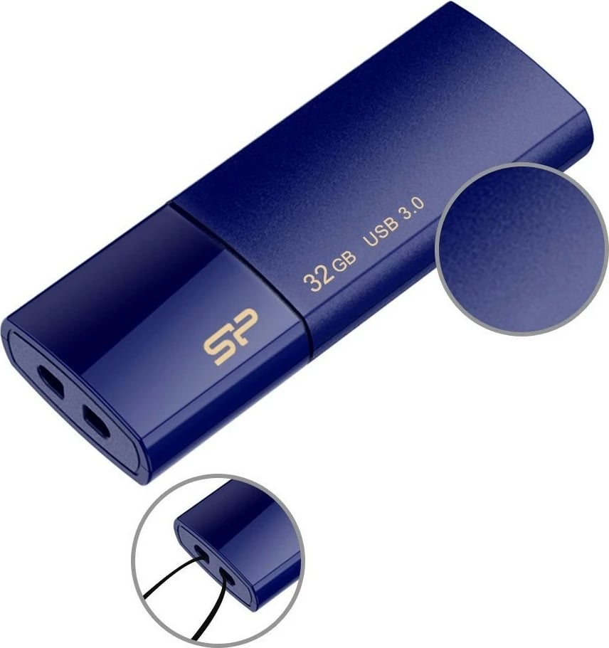 USB stick Silicon Power B05 32GB USB 3.2, kaltër