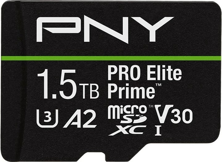 Kartelë memorie microSDXC PNY Elite Prime 1.5TB me adapter SD