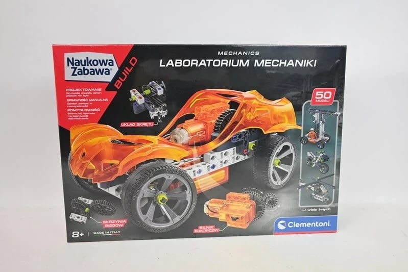 Set ndërtimi Clementoni Scientific fun, Laboratori i Mekanikës, 50 modele