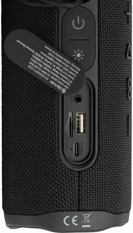 Boks portativ Denver BTV-223B, 20 W, i zi