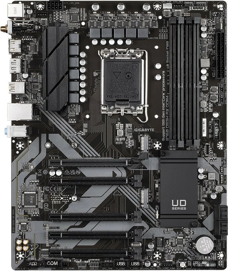 Pllakë amë Gigabyte B760 DS3H AX DDR4, Socket LGA1700, ATX