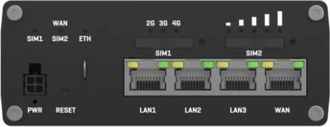 Router LTE Teltonika RUTM09, Cat6, 2xSIM, 4xGbE, GNSS, i zi