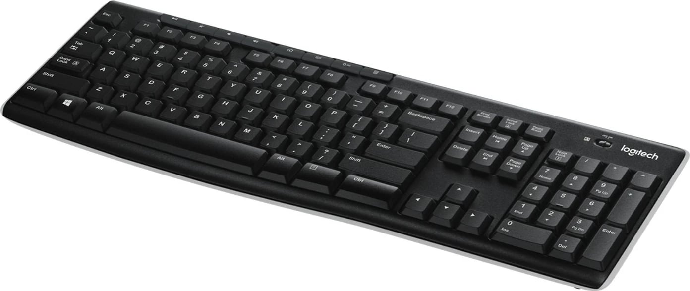 Tastierë wireless Logitech K270, e zezë