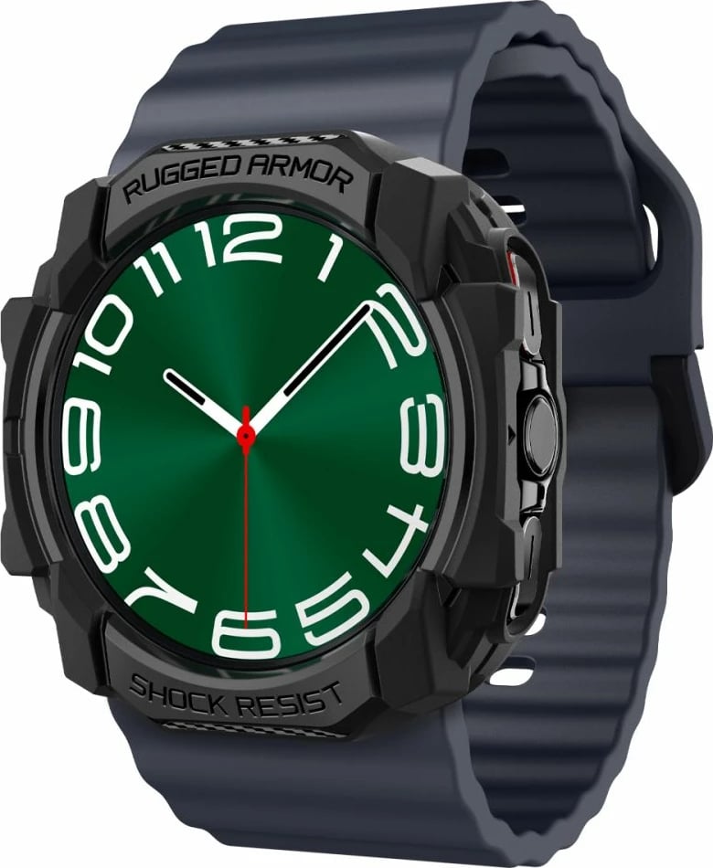 Mbështjellës Spigen Rugged Armor për Samsung Galaxy Watch Ultra 47mm, i zi mat Mbështjellës Spigen Rugged Armor për Samsung Galaxy Watch Ultra 47mm, i zi mat