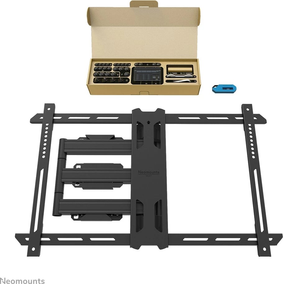 Mbajtëse muri për TV Neomounts WL40S-850BL16, full motion, 40-70 inç, e zezë