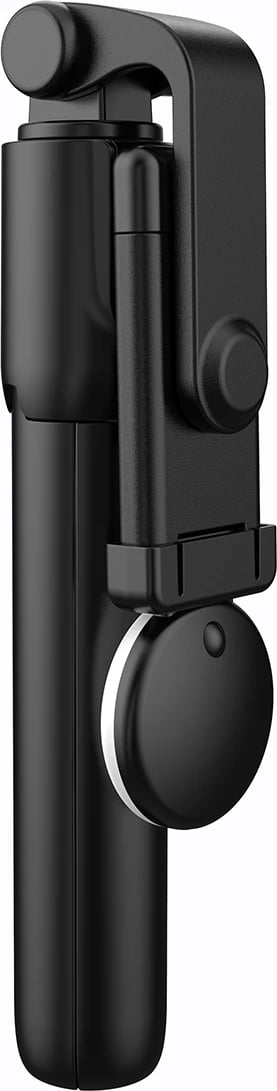 Selfie stick Hurtel WH1YXS tripod teleskopik 1m me llambë LED, mbajtëse telefoni, e zezë