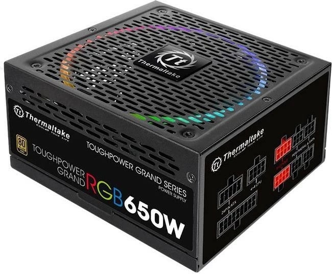 Kasë Thermaltake Toughpower Grand RGB 650W, Modular, 80 PLUS Gold, e zezë