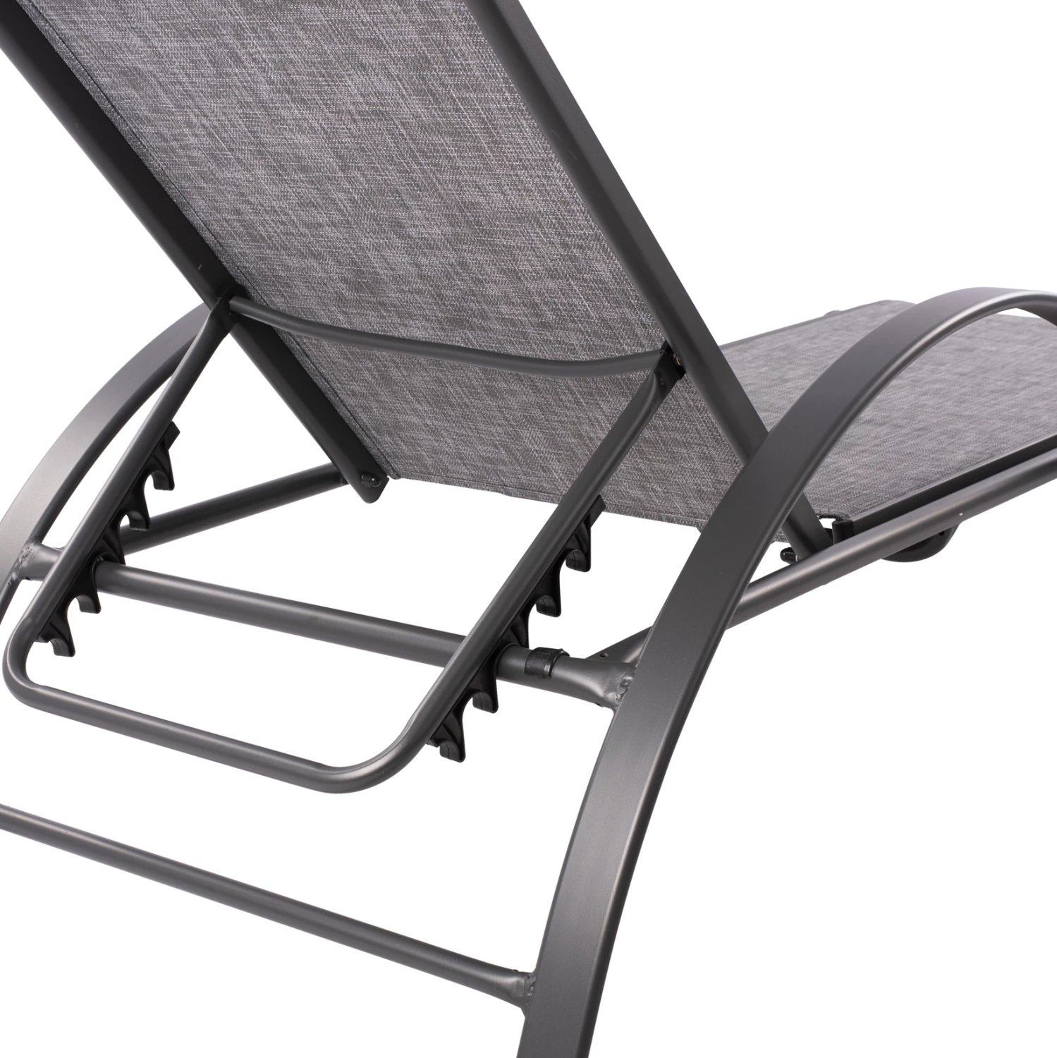 Shtrat dielli alumini gri me tekstilene gri FH5133.01 194x54-66x30 cm