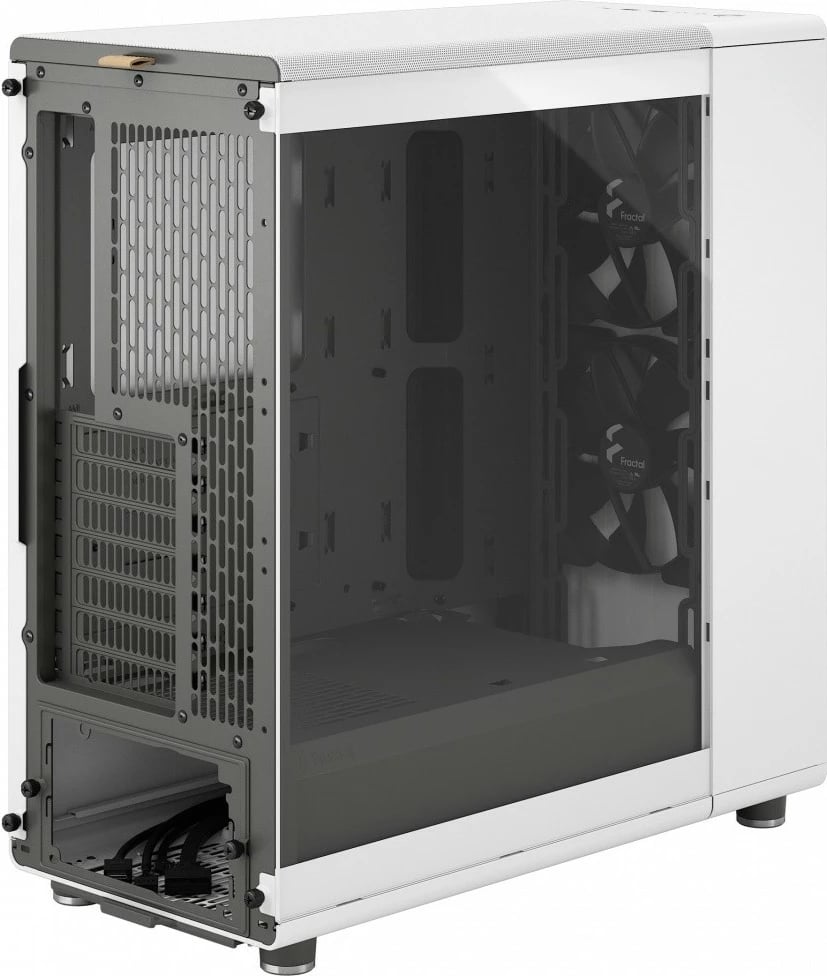 Kasë Fractal Design North Chalk White TG Clear Tint, ATX, xham i temperuar, e bardhë