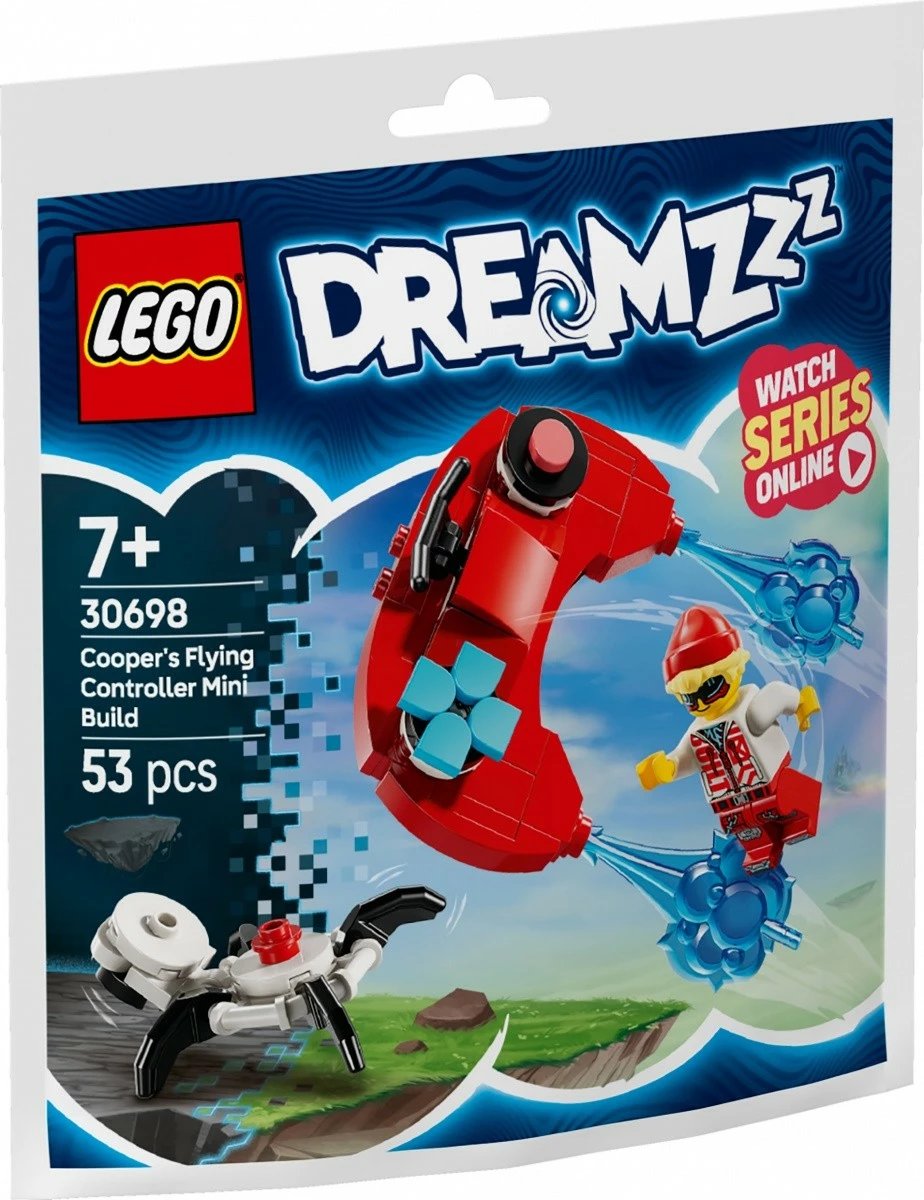 Set LEGO DREAMZzz Flying Controller Cooper 30698, 53 pjesë, plastikë