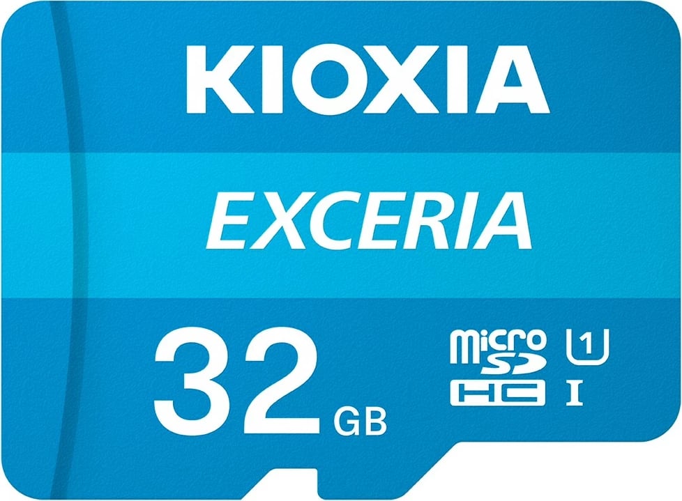 Kartelë memorie Kioxia Exceria 32GB MicroSDHC Class 10 UHS-I blu