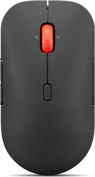 Maus Lenovo Multi-Mode Pro Plus 6050 wireless 2.4GHz + Bluetooth, DPI deri 4000, butona të programueshëm, i zi