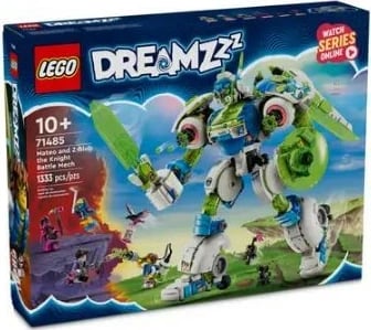 Set LEGO DREAMZzz 71485 Mateo and Z-Blob the Knight Battle Mech, 1333 pjesë, plastikë, shumëngjyrësh, ekstra i madh