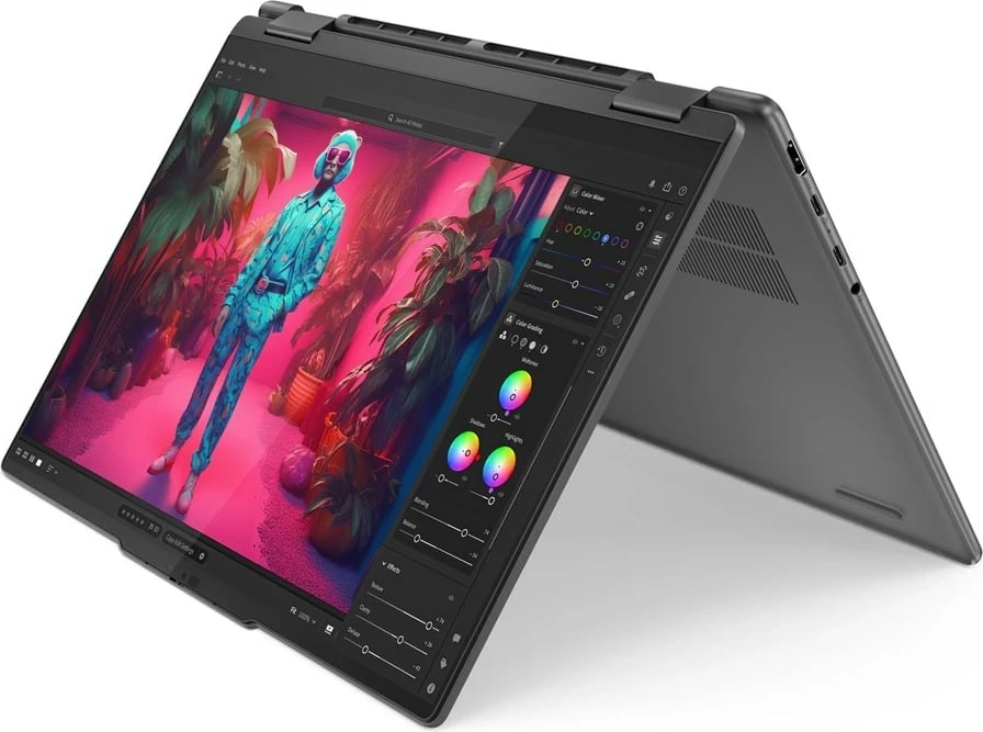 Laptop hibrid Lenovo Yoga 7 14AHP9, AMD Ryzen 5, 16 GB RAM, 512 GB SSD, Gri