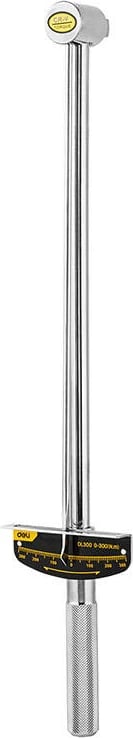 Çelës momenti Deli Tools EDL300, 1/2", 0-300 Nm, argjend