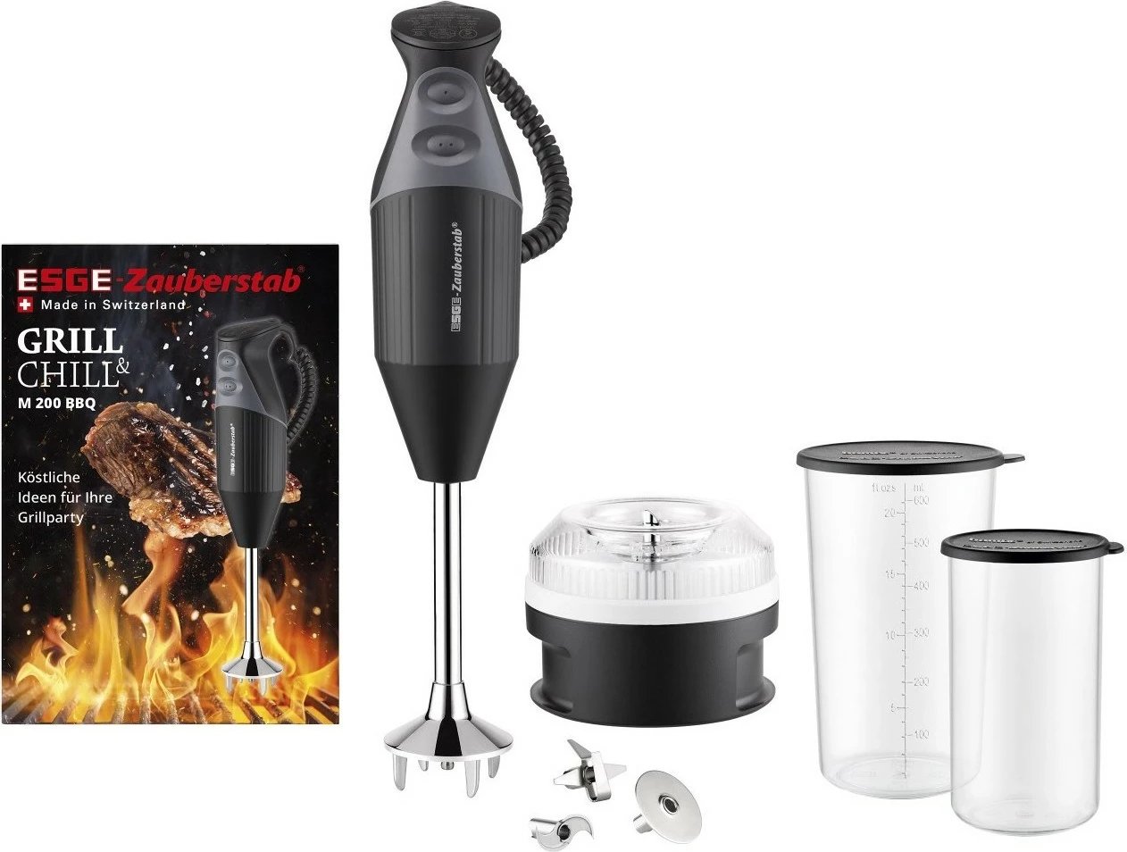 Blender ESGE M 200 BBQ UNOLD, 10 L, 200 W, Zi, Krom