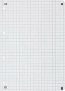 Fletore spirale Oxford TOUCH A4+, 160 fletë, 90g, katrorë, e zezë/gri