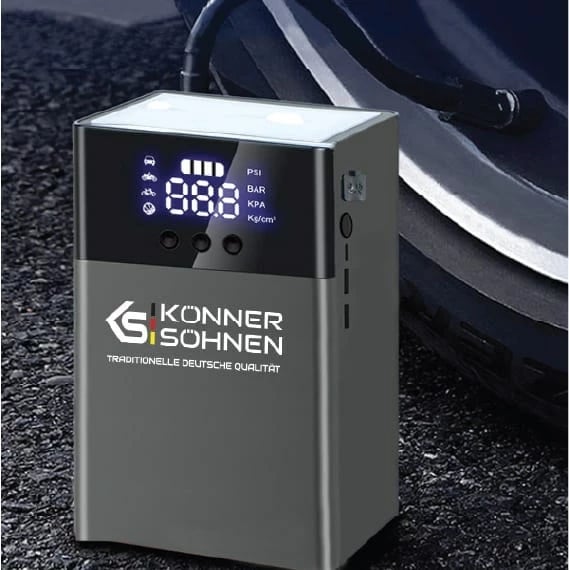 Pajisje startuese me kompresor Könner & Söhnen JSP-1200, E zezë