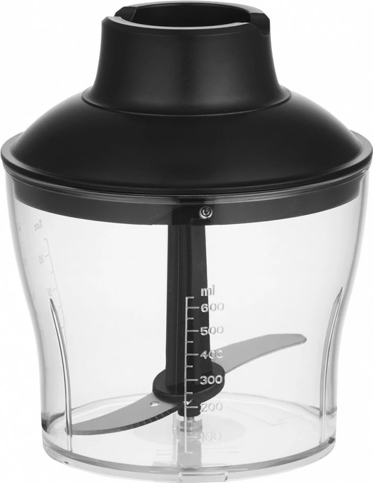 Blender dore Concept TM5520, 1500W, me chopper dhe tel për rrahje, Inox/zi, set