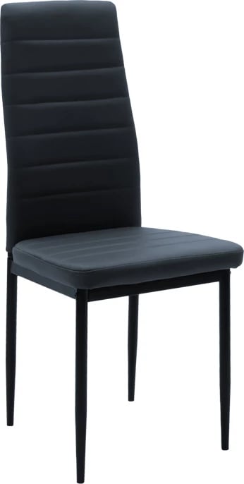 Set tavoline me karrige Julita-Parker, 3 pjesë, ngjyrë e zezë-natyrale, D60x73cm