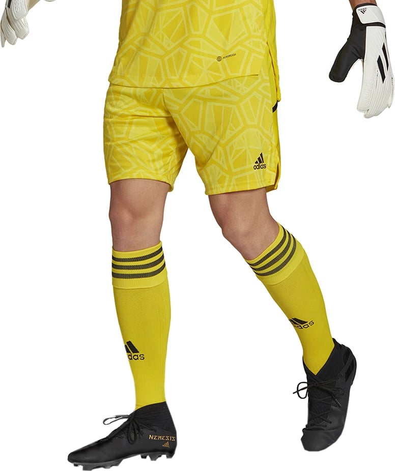 Shorce portieri adidas për meshkuj, të verdha