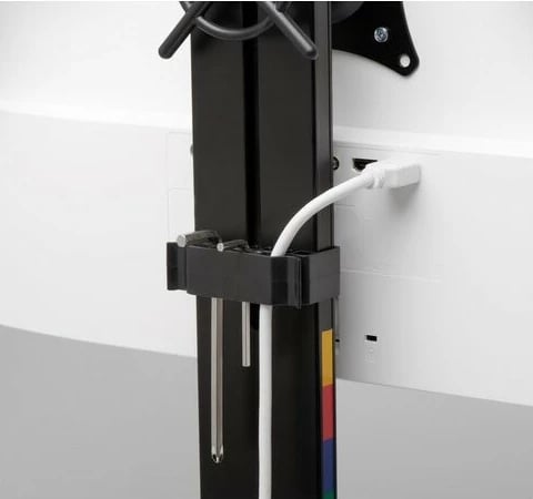 Krah monitori Kensington Space Saving, një monitor, 32", rregullim lartësie, i zi