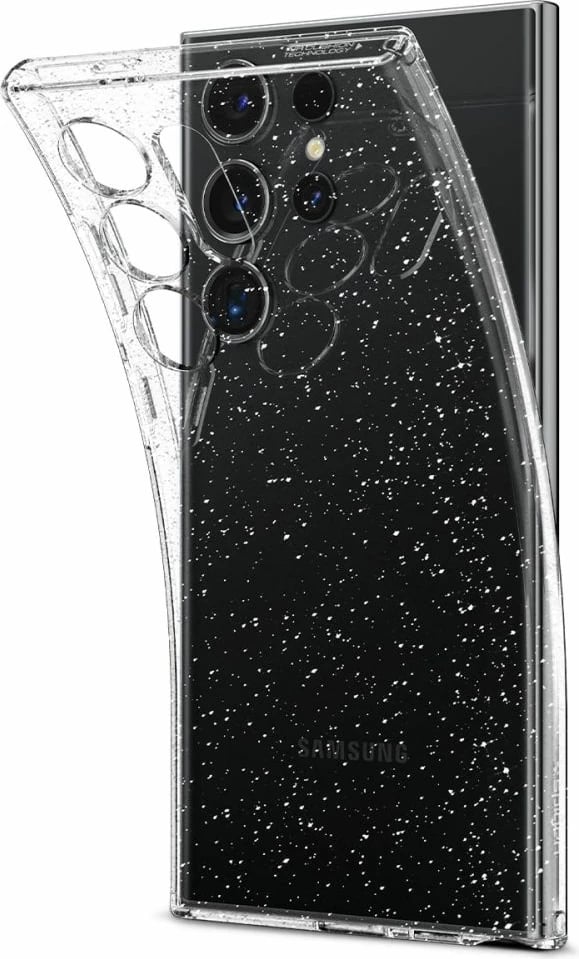 Mbështjellës Spigen Liquid Crystal për Samsung Galaxy S24 Ultra, Transparent me shkëlqim